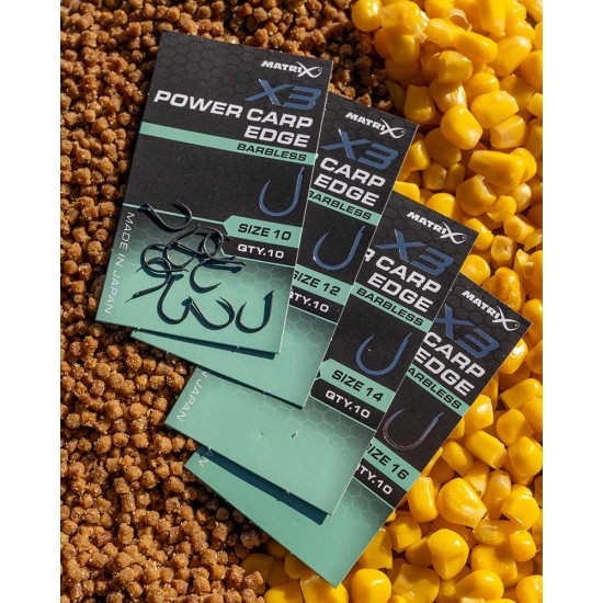Carlige Matrix - X3 Power Carp Edge Barbless nr. 14 Carlige Matrix - X3 Power Carp Edge Barbless nr. 14